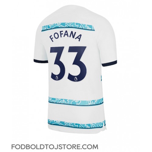 Chelsea Wesley Fofana #33 Udebanetrøje 2022-23 Kortærmet